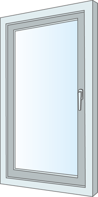 casement window closed